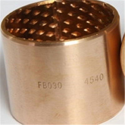 Rolled Multiply Low Friction Bearing , CuSn8 Bronze Sleeve Bearings Easy Installation